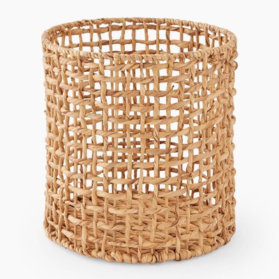 Panier tressé et ajouré, en jacinthe d'eau, disponible en plusieurs tailles MONOPRIX