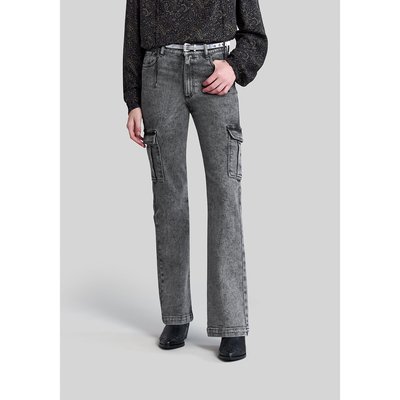 Jean flare denim délavé IKKS