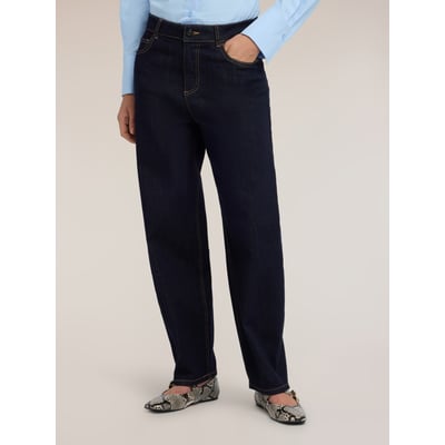 Jean coupe barrel lavage rinse MOTIVI