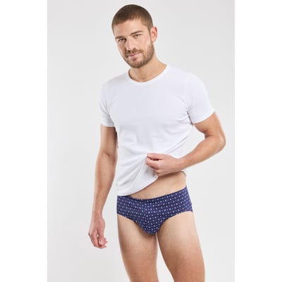 Slip imprimé en coton léger bio ARMOR-LUX