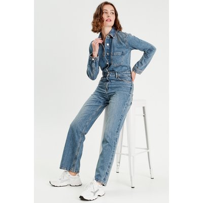 Combinaison jean femme manche longue La Redoute