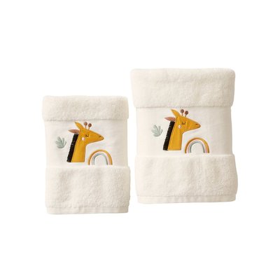 Serviette de bain Girafe Oeko-Tex® VERTBAUDET