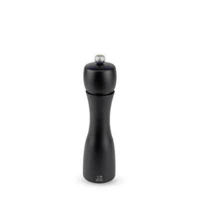 Moulin à poivre manuel en bois couleur noir mat 20 cm Tahiti PEUGEOT