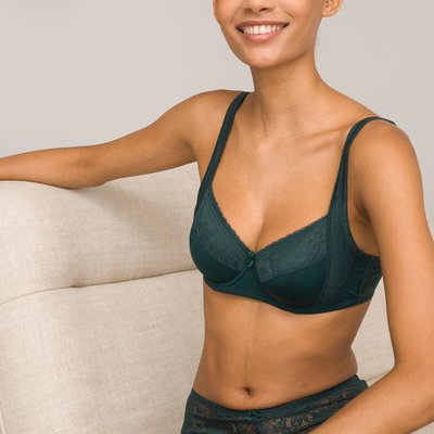 Soutien-gorge emboîtant en dentelle, Ebony LA REDOUTE COLLECTIONS