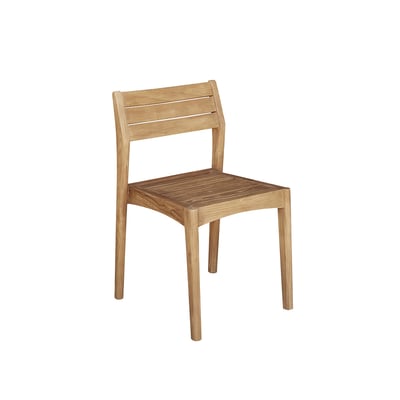 Chaise de jardin en teck recyclé massif  HORTENSE BERAH GETAH