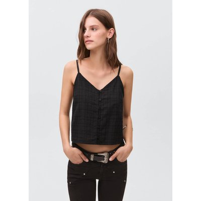 Top à carreaux MANGO TEEN