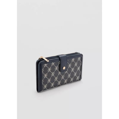 Grand portefeuille imprimé logo MANGO