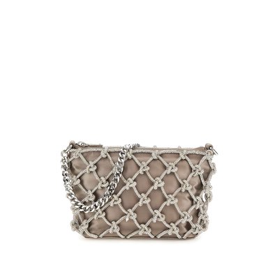 Mini Sac D'épaule Zalina Strass GUESS