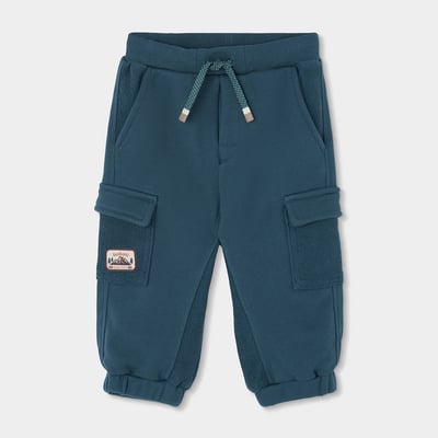 Pantalon garçon en molleton avec poches cargo BOBOLI