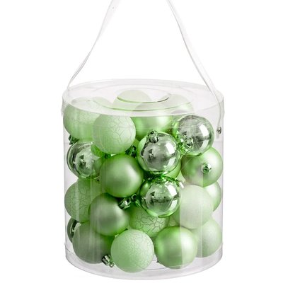 Set de 40 boules de Noël vert WADIGA