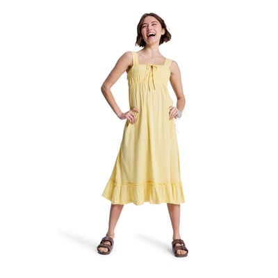 Robe midi fluide avec corsage élastique PARADISE WINDS. ROXY