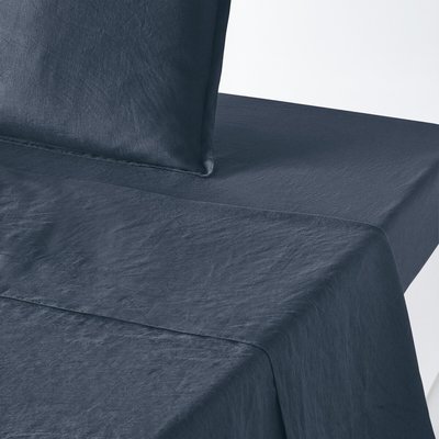Drap plat uni en lin lavé, Linot LA REDOUTE INTERIEURS