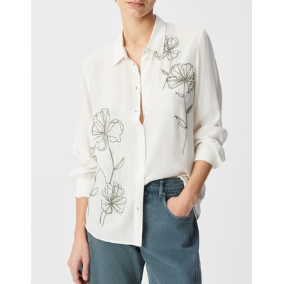 Camicia a maniche lunghe ricamata IKKS