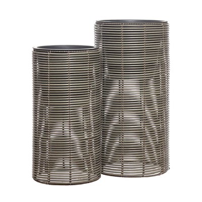 Conjunto de vasos em polyrattan, BORGHESI BORGHESI