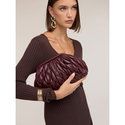 Pochette matelassée avec bandoulière chaîne MOTIVI