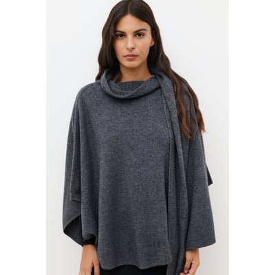 Poncho ample col roulé HICHARPA CAROLL
