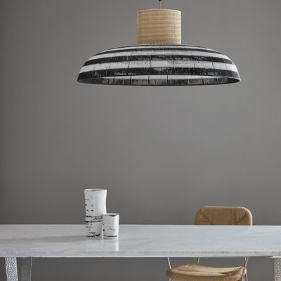 Tribe pendant lamp in woven paper and rattan OTTO STUDIO FOR AM.PM