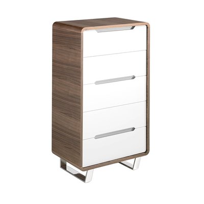 Chiffonnier en bois et acier chromé ANGEL CERDA