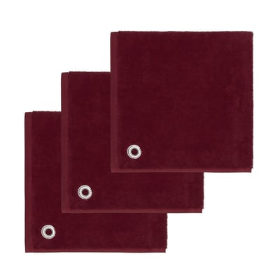 Lot de 3 torchons carrés avec œillet AMAIA SENSEI MAISON