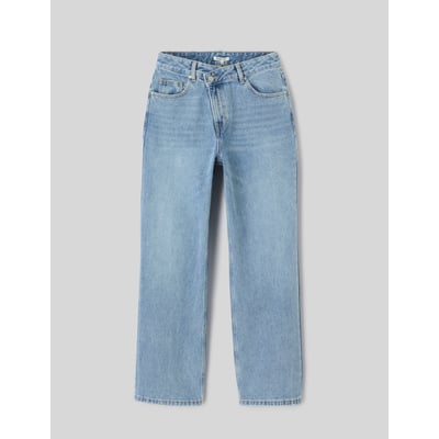 Jean straight ceinture asymétrique BZB