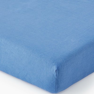 Drap housse, 100% lin, Exclusivité web MONOPRIX