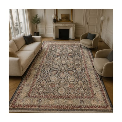 Tapis d'orient, motif oriental authentique tissé, LYN52 TABRIZA UN AMOUR DE TAPIS