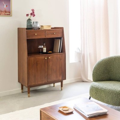 Buffet haut en bois d'acacia  EMIEL MADE IN MEUBLES 