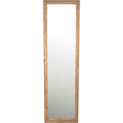 Miroir sur pied bois exotique naturel esprit dressing élégant RECOLLECTION
