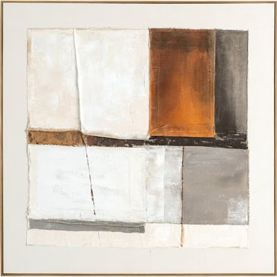 Tableau abstrait contemporain sur toile RECOLLECTION