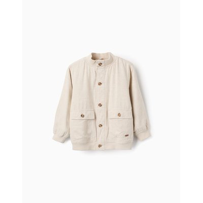 Veste Bomber en Lin ZIPPY