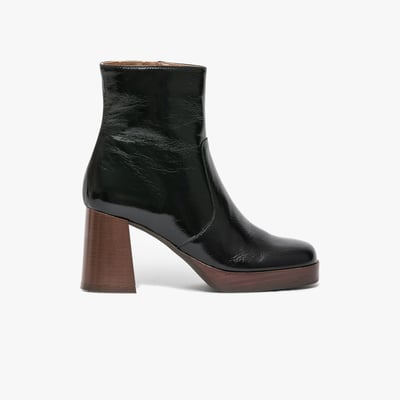 Boots À Talon en cuir EZRA BOCAGE