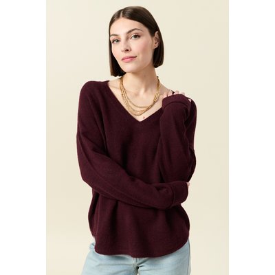 Pull manches longues col en V BONOBO