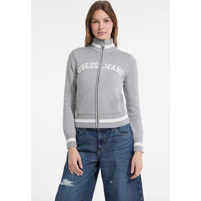 Pull Zippé Avec Logo GUESS JEANS