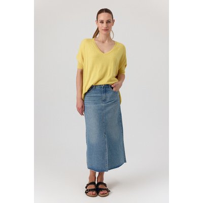 Pull oversize en maille douce avec col V et manches amples LAURINA ARTLOVE