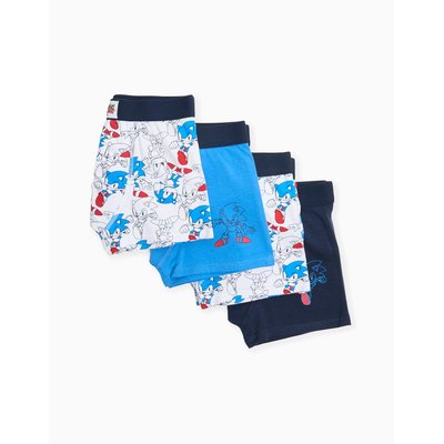 Pack 4 Boxers 'Sonic' ZIPPY