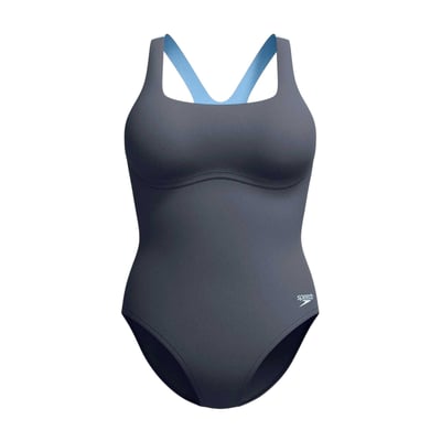 Maillot de bain uni 1 pièce à col carré SPEEDO
