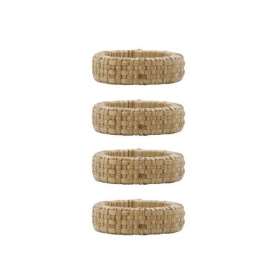 Lot de 4 ronds de serviette HOUSE DOCTOR