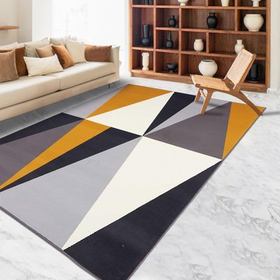 Tapis salon et chambre tissé motif géométrique AF2 BIGTRI UN AMOUR DE TAPIS