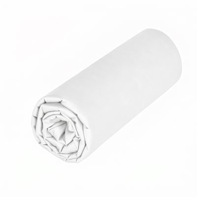Drap Housse Uni Percale De Coton Blanc - PERCALE UNI BLANC TRADITION DES VOSGES