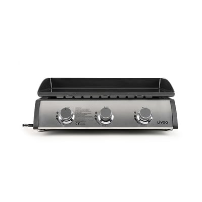 Plancha gaz 3 brûleurs LIVOO