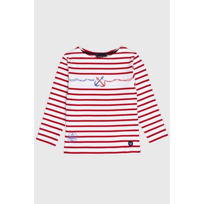 Marinière en coton épais KIDS ARMOR-LUX