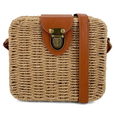 Sac à main bandoulière en paille LES SACS DE K'RLOT