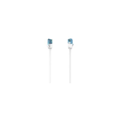 Câble RJ45 10M Droit CAT6a Blanc HAMA