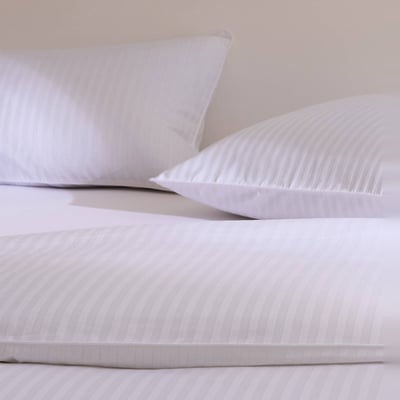 Taie d'oreiller satin de coton bio GOTS MONOPRIX