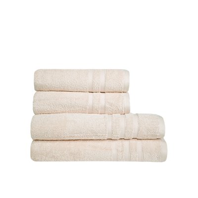Ensemble coton bio 4 pièces ORGANIKA (2 serviettes + 2 draps de bain) SENSEI MAISON