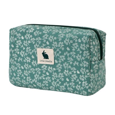 Trousse de toilette coton bio MAHE LITTLE CREVETTE