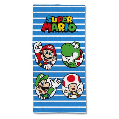 Serviette de plage coton, Super Mario NINTENDO
