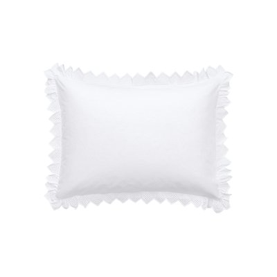 Taie d'oreiller brodée en coton, Made in France, OPÉRA ORIGIN