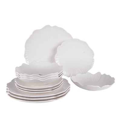 Service d'assiettes Ginkgo 12 pièces - GINKGO TABLE PASSION