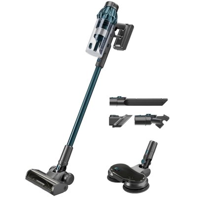 Aspirateur balai UPX32U 2 en 1 avec brosse de lavage pour sols durs H.KOENIG